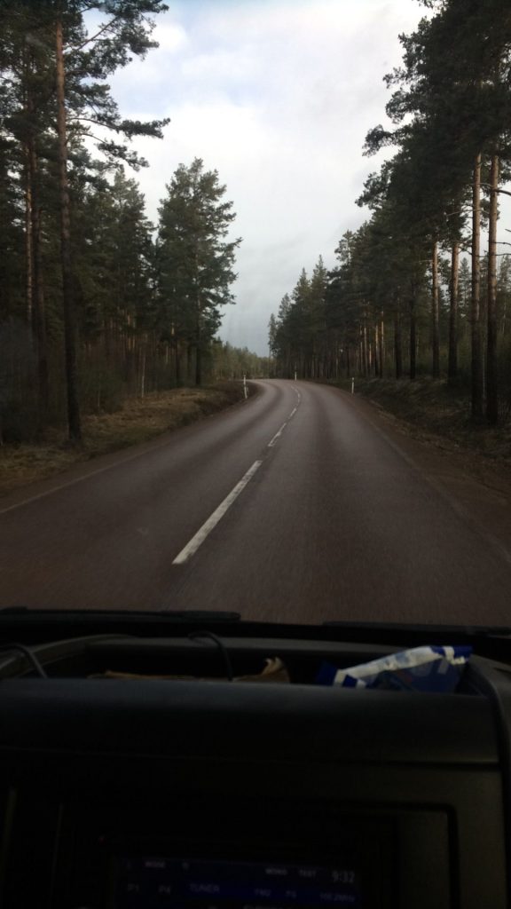 cesta do Švédska
